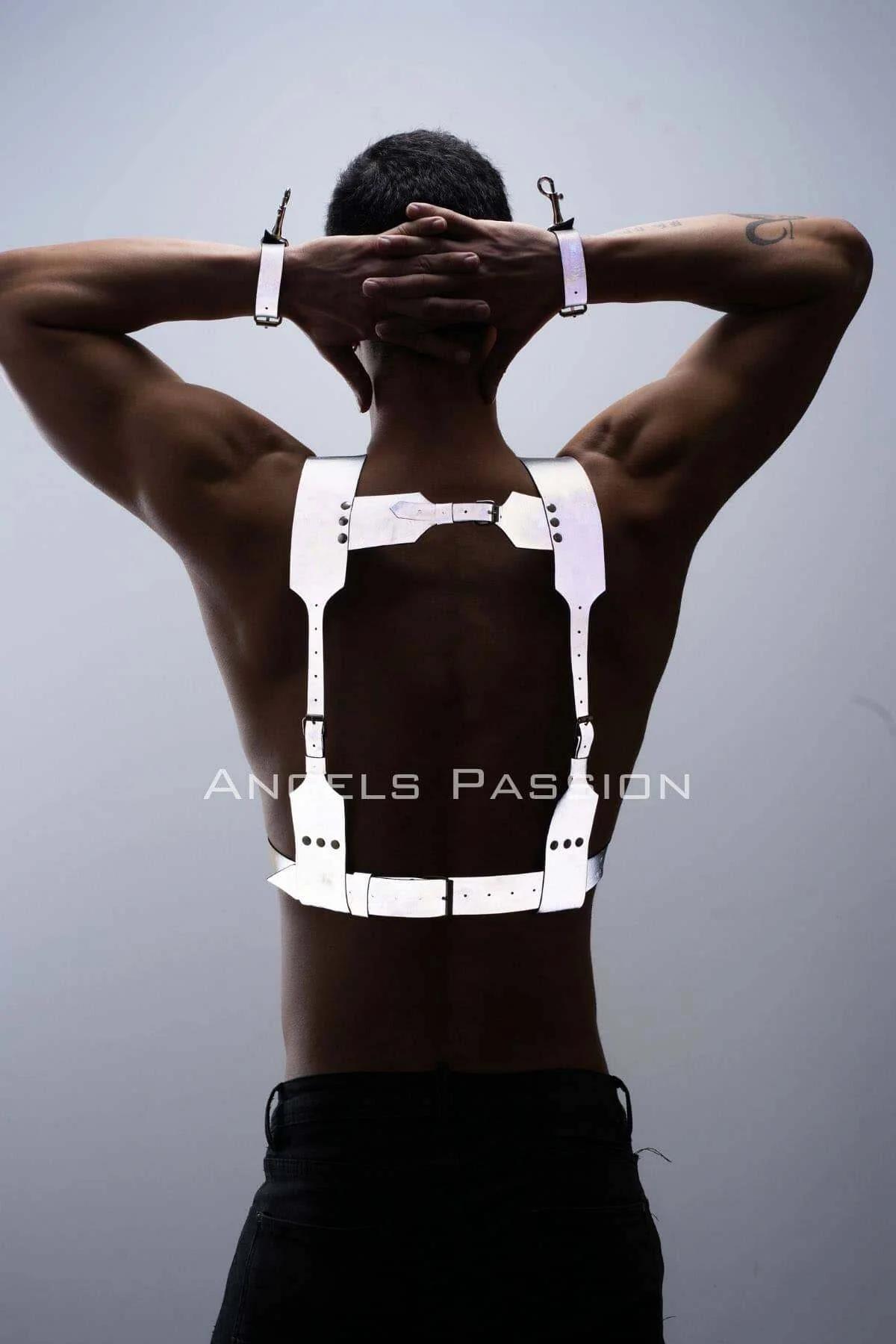 Reflective Chest Harness & Wrist Cuffs Set