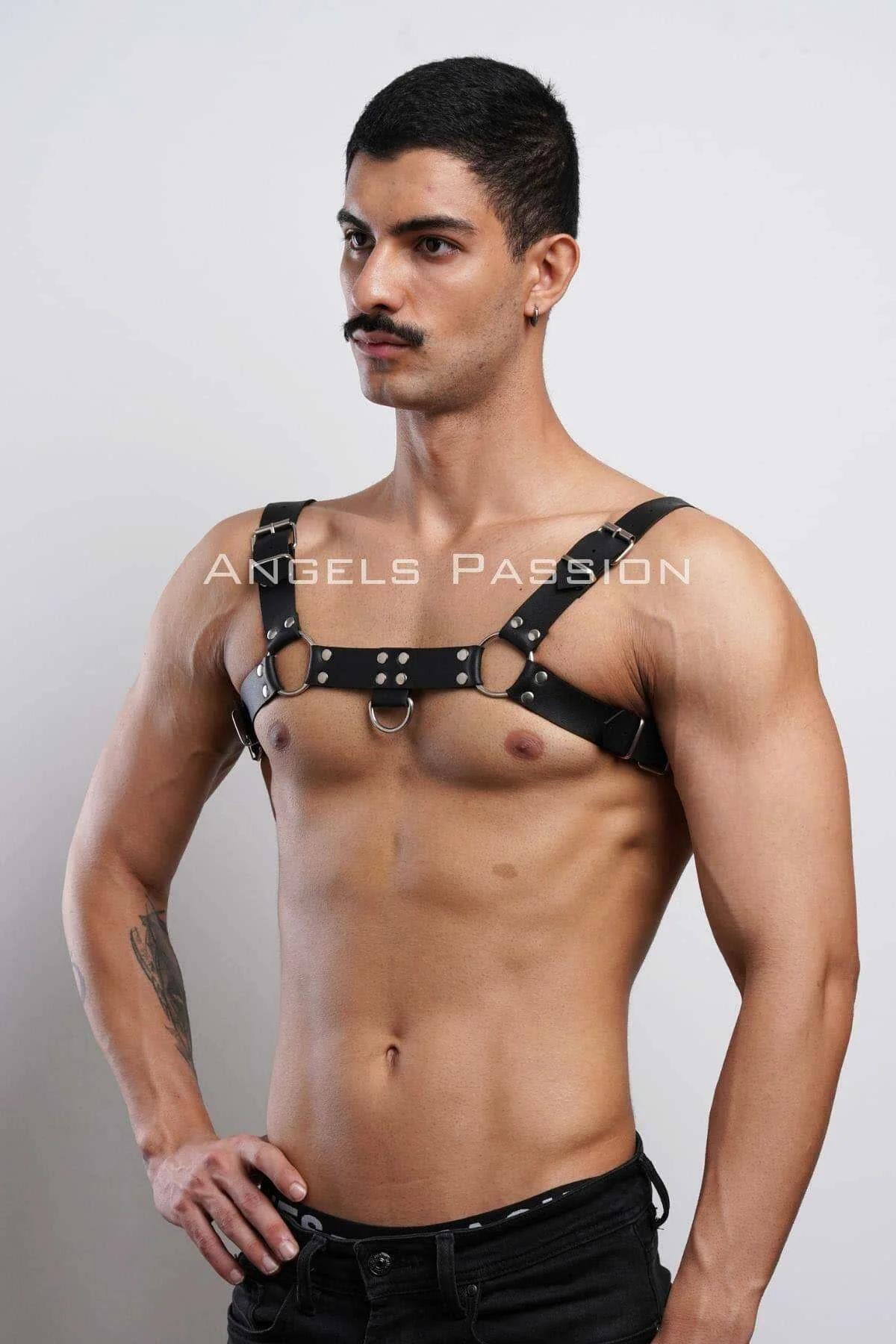 Chest Harness with O-Ring Detail