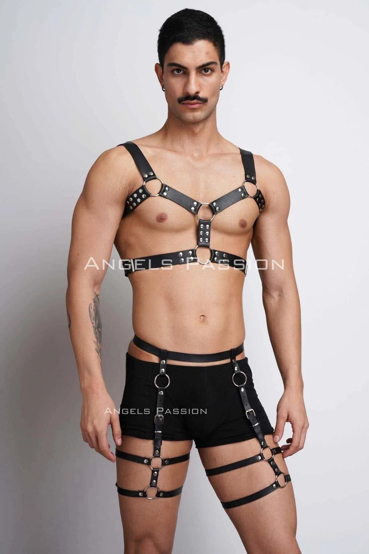 Full Body Harness with O-Ring Accents
