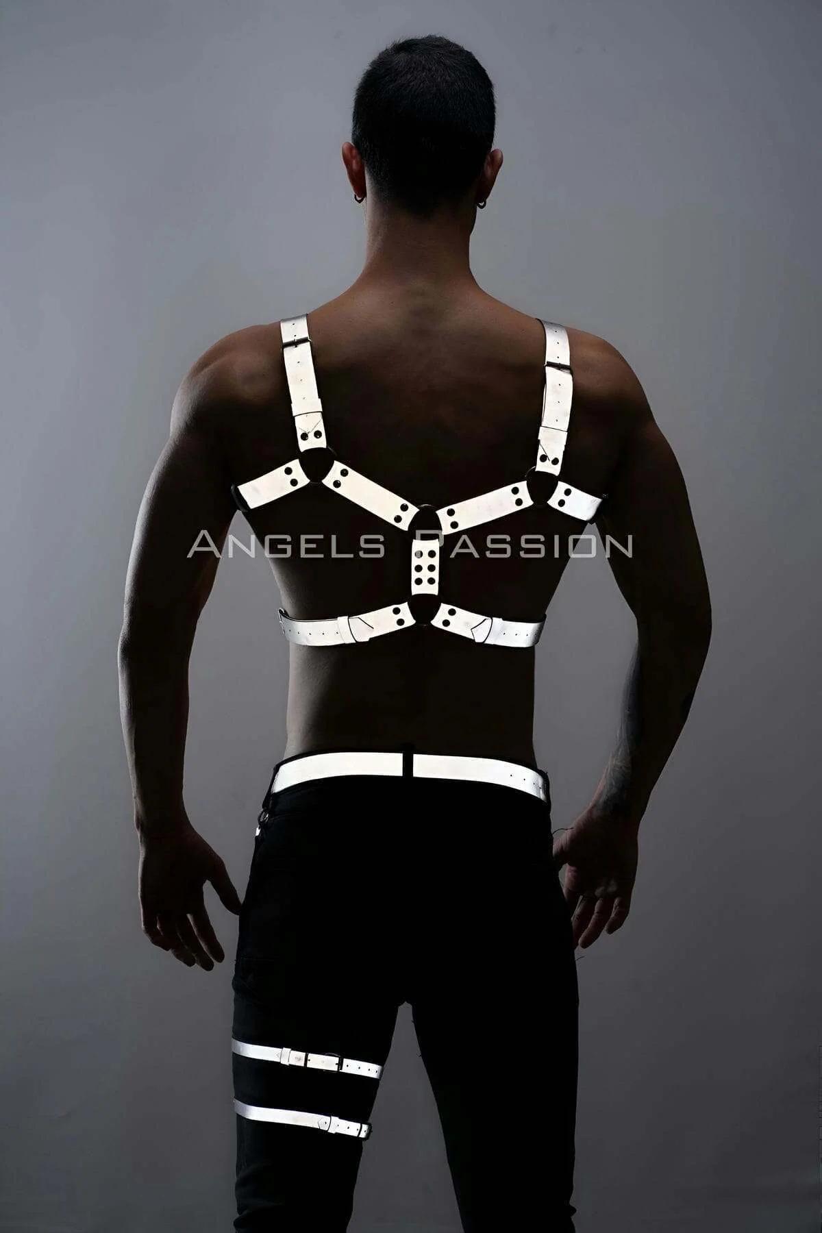 Reflective Chest & Leg Harness Set