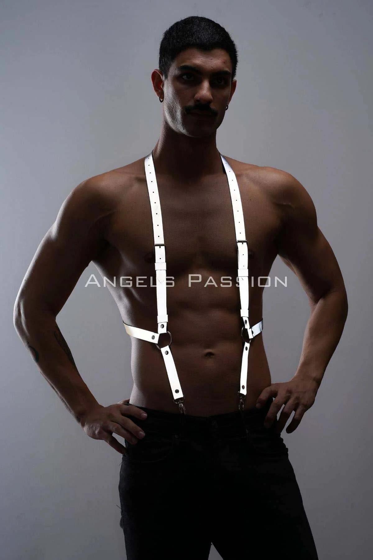 Reflective Chest Harness with O-Ring Detail