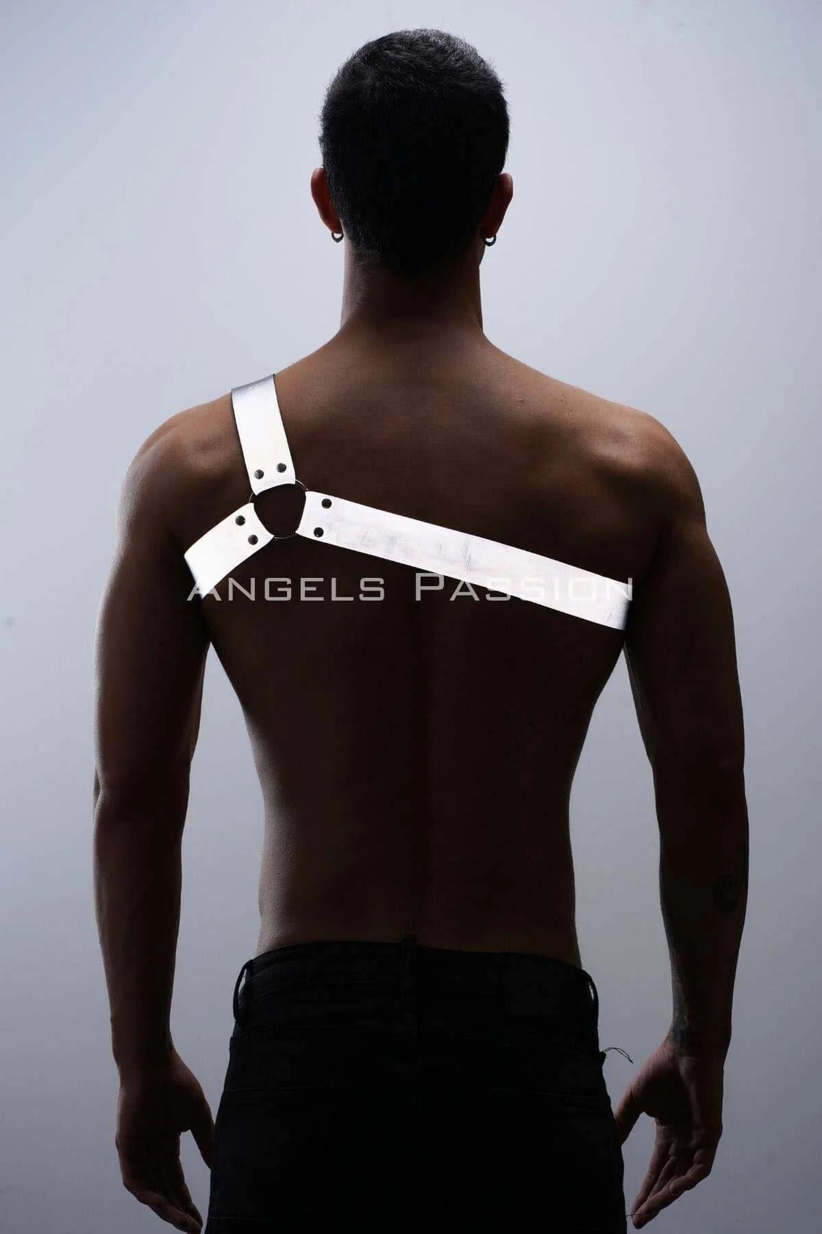 Reflective One-Shoulder Chest Harness