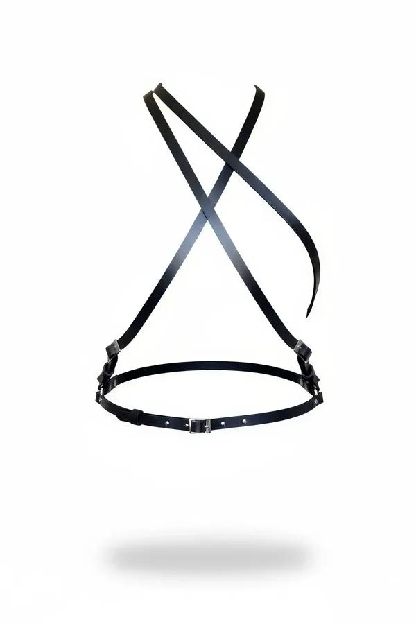 Minimalist Cross Chest Body Harness with Buckle Adjustments