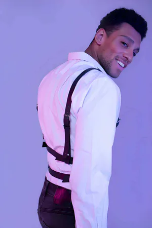 Stylish Men's Leather Chest Harness - APFTM40