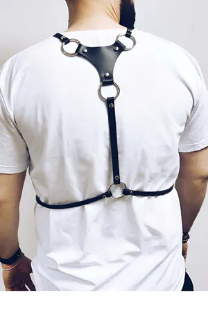 Men's Erotic Clothing with Chest Triangle Detail - APFTM28