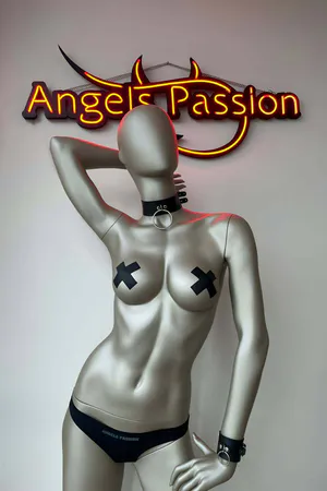 Black Leather Collar - Bracelet Set - APFT522