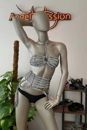 Reflective Harness Corset Set - APFT378