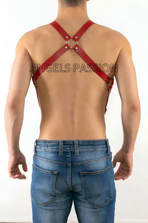 Men's Fancy Wear, Leather Men's Harness - APFTM4