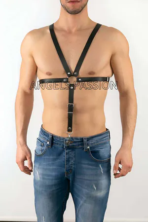 Men's Leather Fantasy Clothing - Men's Leather Underwear - Erotic Men's Underwear - APFTM12