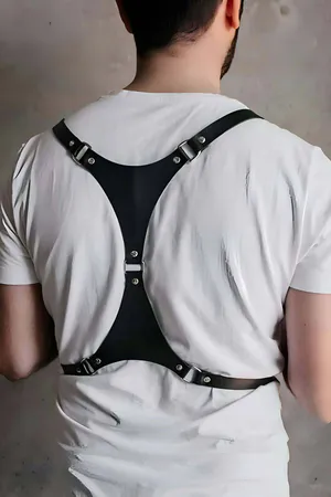 Erkrk Sexy Leather Chest Harness - APFTM126